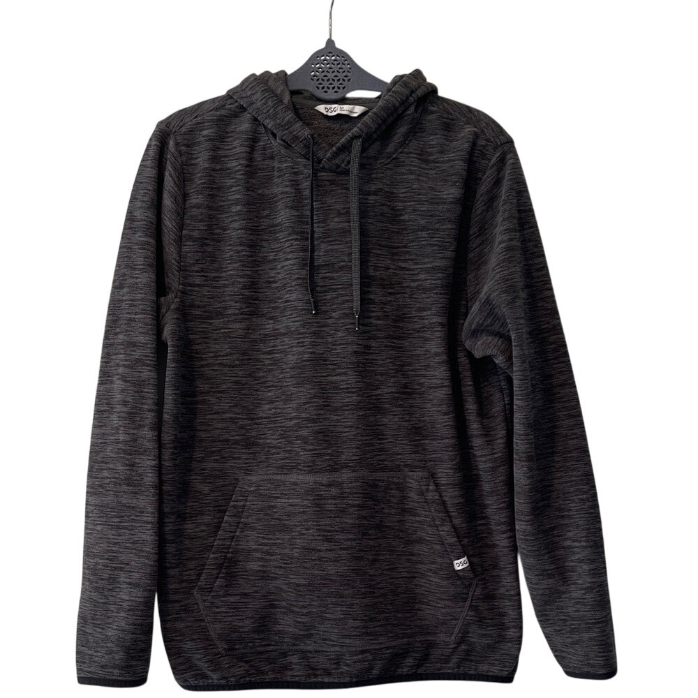 DSG Women's Charcoal Gray‎ Heathered Fleece Hoodie M